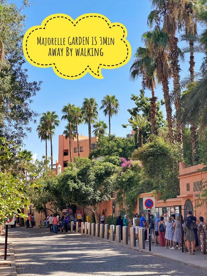 Dreamy Apartment , Exceptional View Of Majorelle Marrákes Kültér fotó